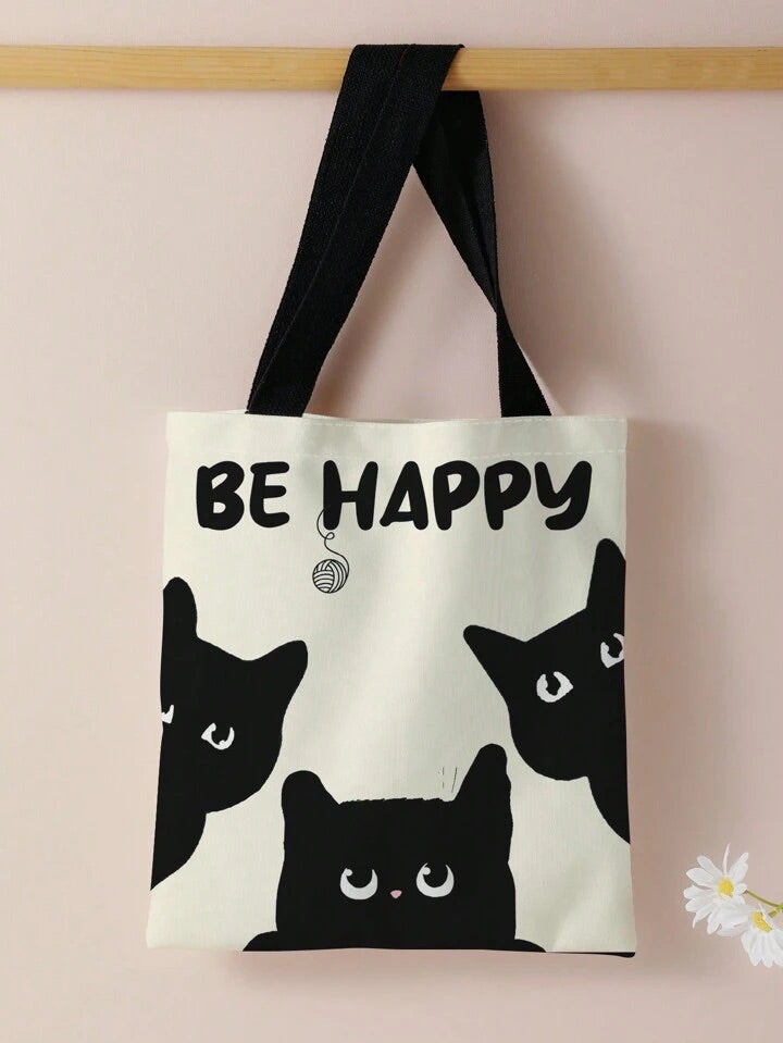 Peeping Cat Tote