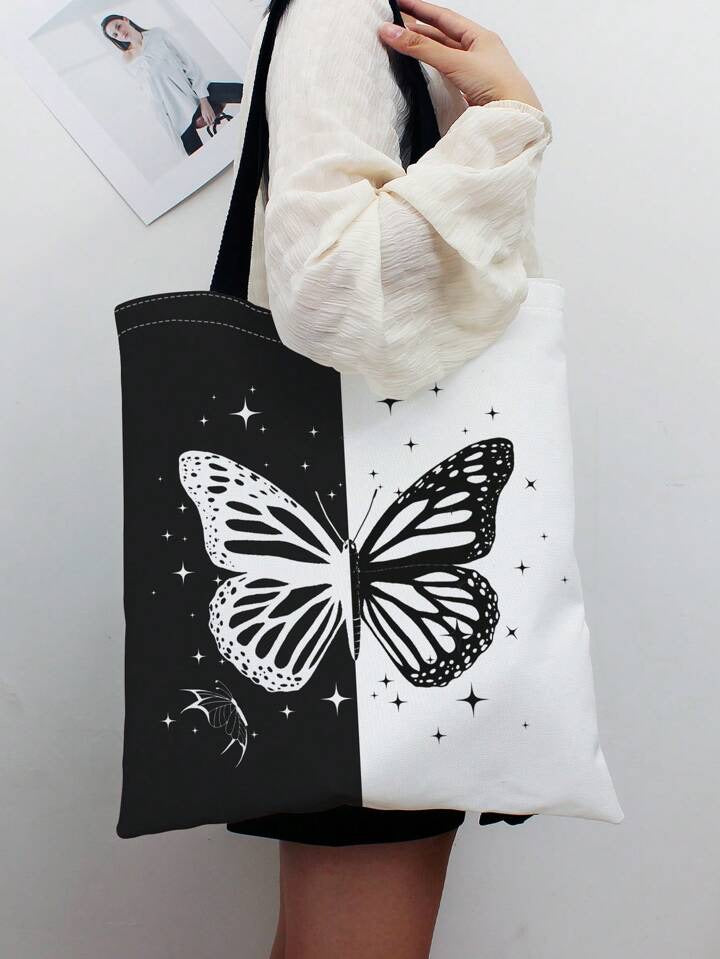 Half and Half Butterfly Tote