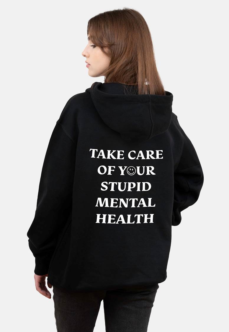 Mental health ambassador Hoodie Black