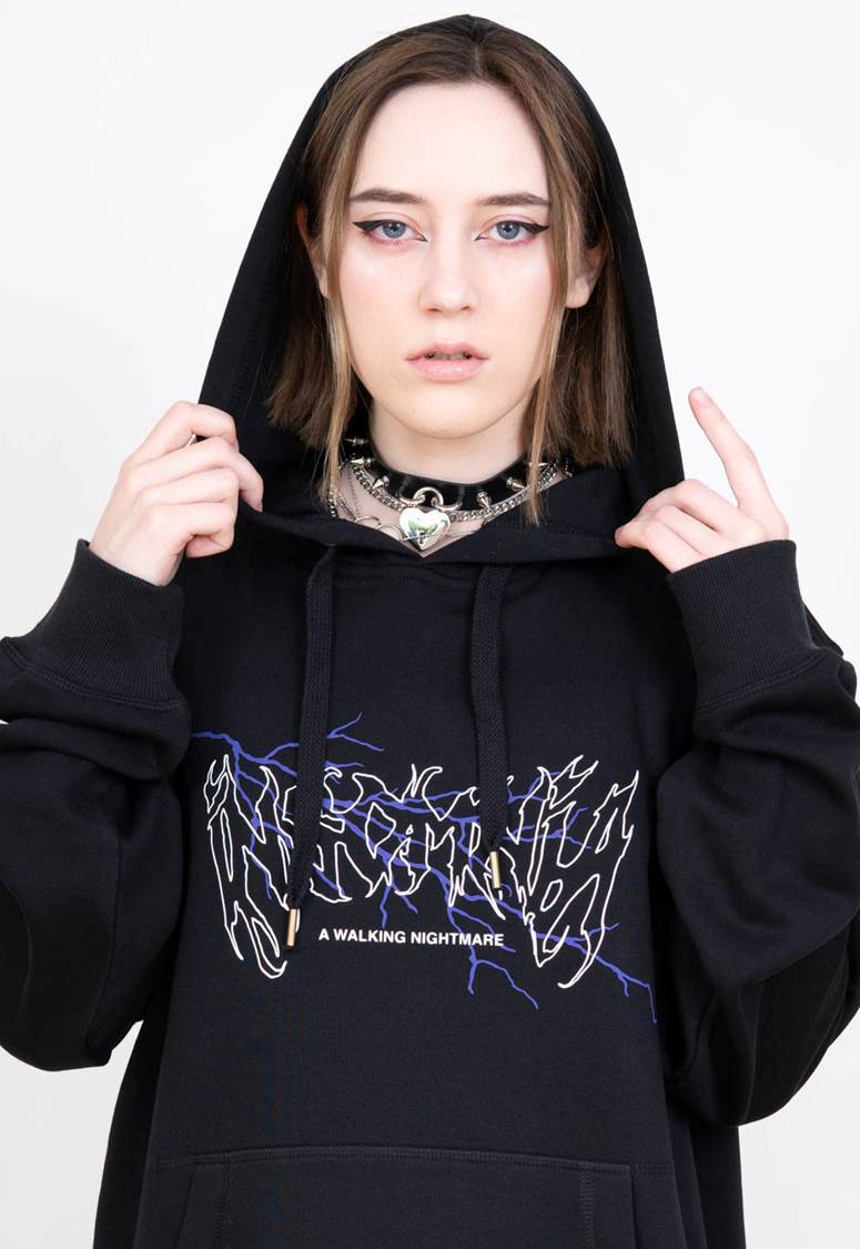 Walking nightmare Black Hoodie