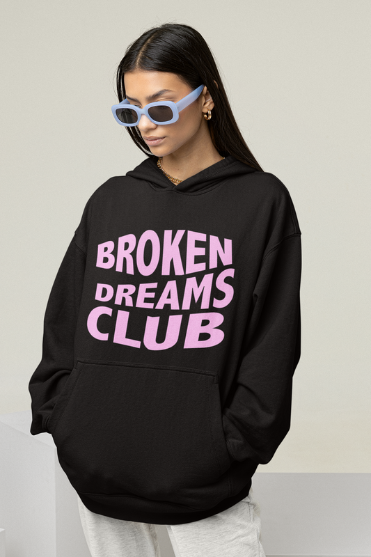 Black Hoodie Broken Dreams Club