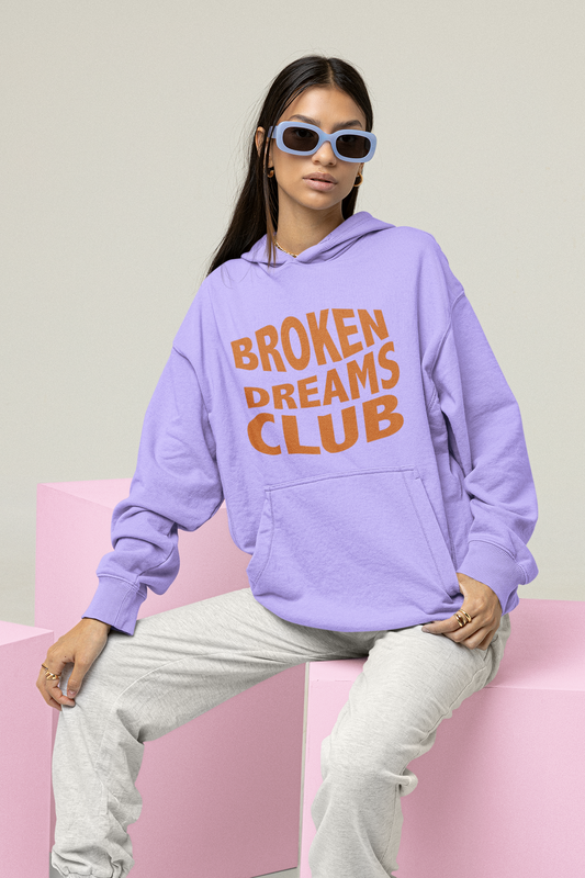 Lavender Hoodie Broken Dreams Club