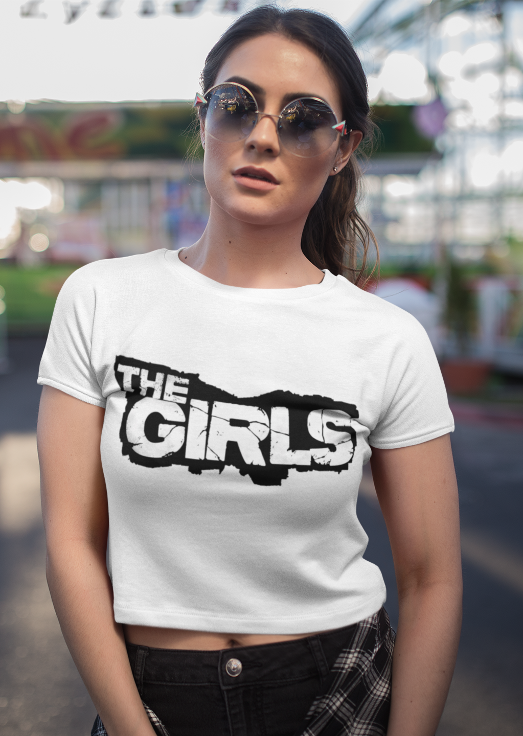 The Girls Fitted Crop TShirt