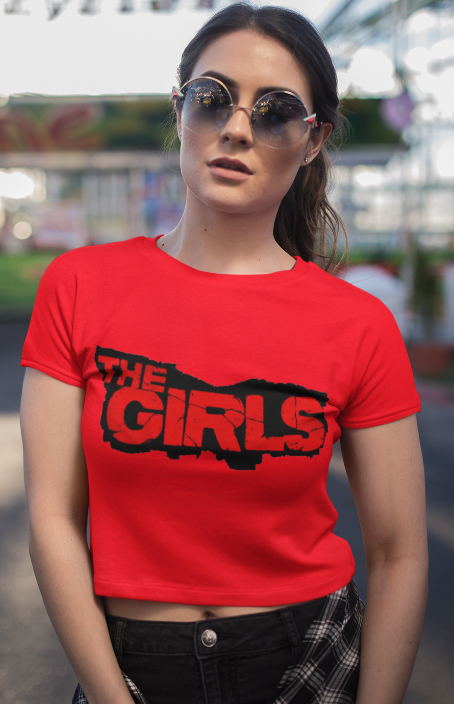 The Girls Crop Fitted Tshirt