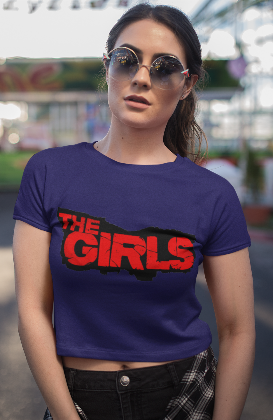 The Girls Crop Fitted Tshirt